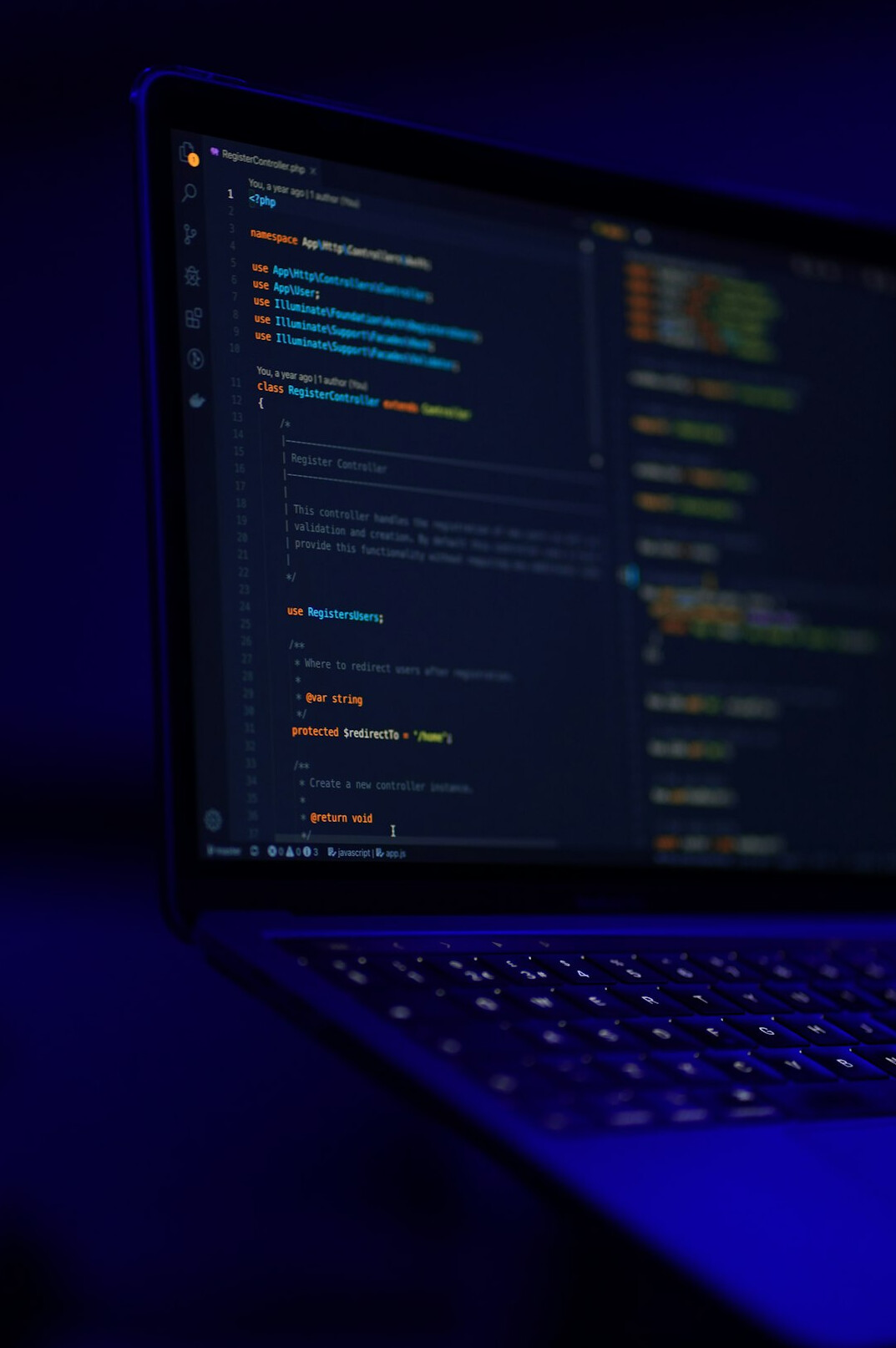 python code on screen